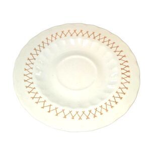 Metlox Vintage Vernon Ware 378 Fruit Basket Pattern Single Saucer California 6"